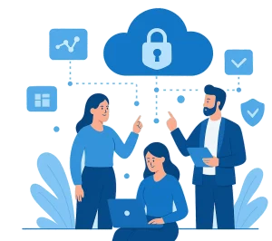 Trusted UK Partner for Cloud IT Solutions – JZ Technologies trusted uk cloud it partner illustration